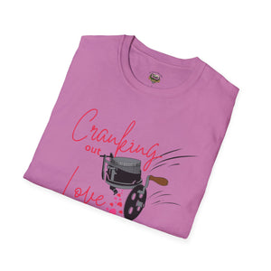 Cranking out Love Unisex Softstyle T-Shirt