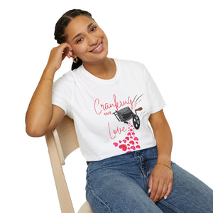 Cranking out Love Unisex Softstyle T-Shirt