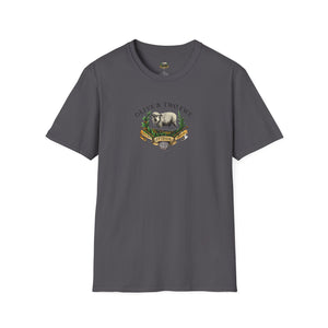 Simple Olive & Two Ewe Studios Logo Unisex Softstyle T-Shirt