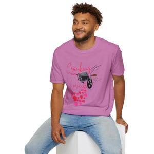 Cranking out Love Unisex Softstyle T-Shirt