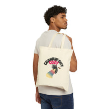 Cranking out Cozy Cotton Canvas Tote Bag