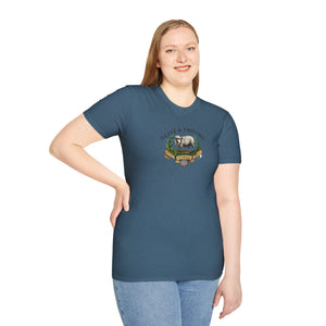 Simple Olive & Two Ewe Studios Logo Unisex Softstyle T-Shirt