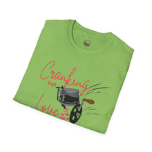 Cranking out Love Unisex Softstyle T-Shirt