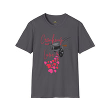 Cranking out Love Unisex Softstyle T-Shirt