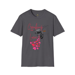 Cranking out Love Unisex Softstyle T-Shirt