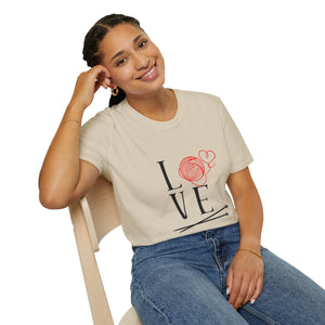 Love Knitting Unisex Softstyle T-Shirt