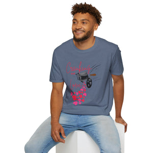 Cranking out Love Unisex Softstyle T-Shirt