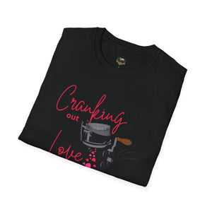 Cranking out Love Unisex Softstyle T-Shirt