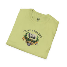 Simple Olive & Two Ewe Studios Logo Unisex Softstyle T-Shirt