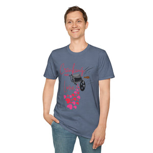 Cranking out Love Unisex Softstyle T-Shirt