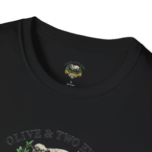 Simple Olive & Two Ewe Studios Logo Unisex Softstyle T-Shirt