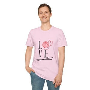 Love Knitting Unisex Softstyle T-Shirt