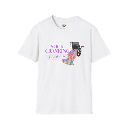 Sock Cranking Heels the Sole Unisex Softstyle T-Shirt