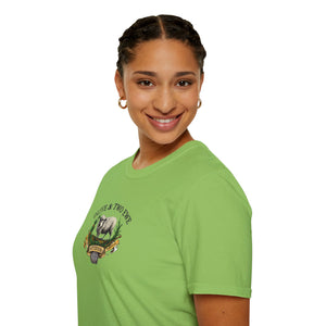 Simple Olive & Two Ewe Studios Logo Unisex Softstyle T-Shirt