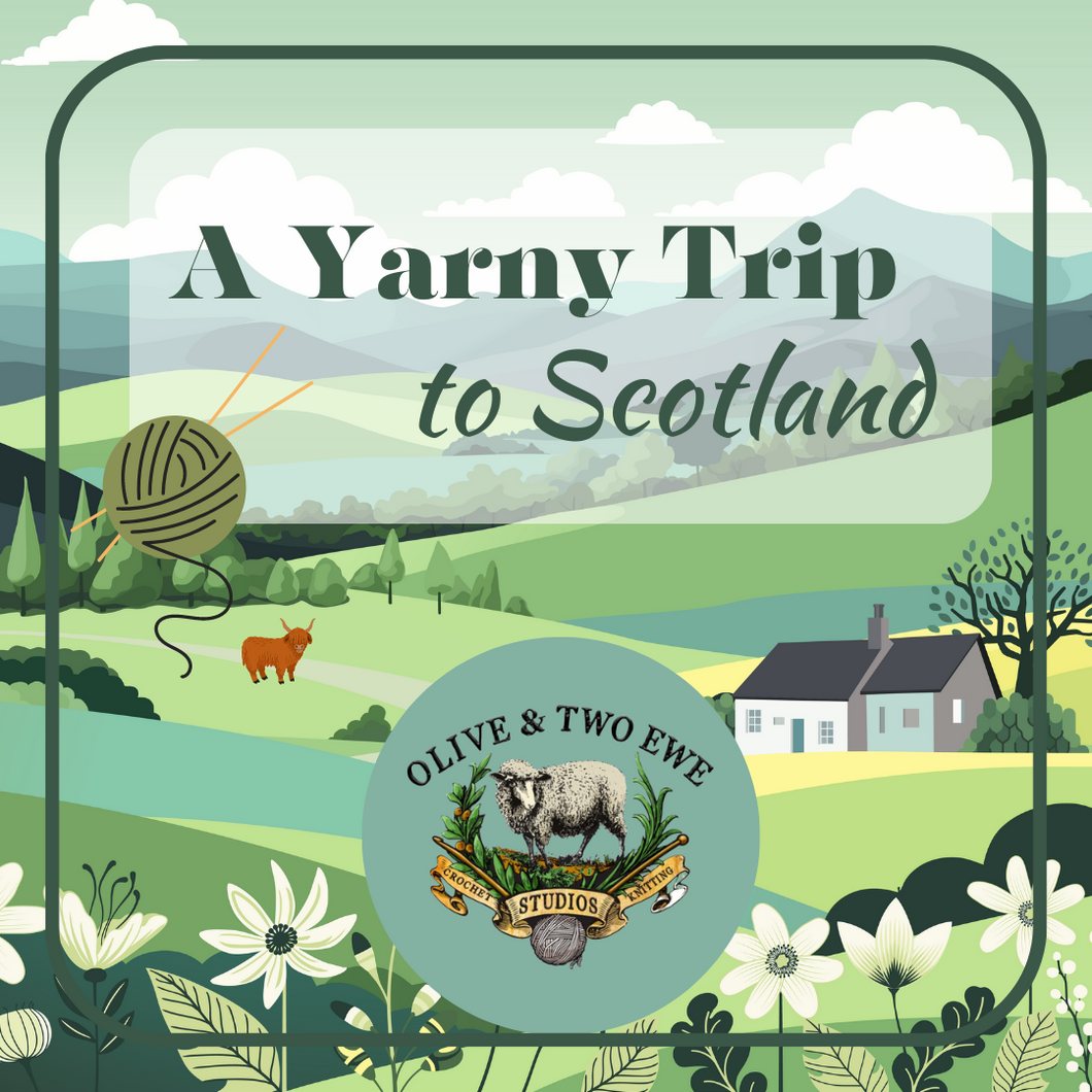Travel to Scotland with the Yarny Ewes (Deposit)