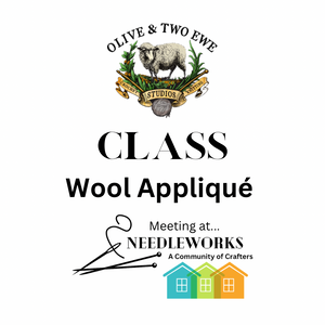 Wool Applique Class - Candle Mat