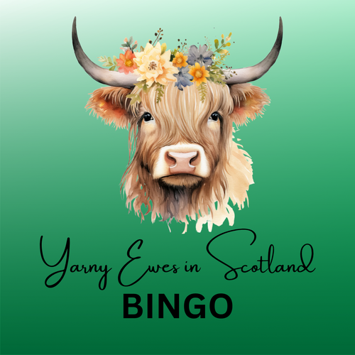 Yarny Ewes in Scotland BINGO for Back Home