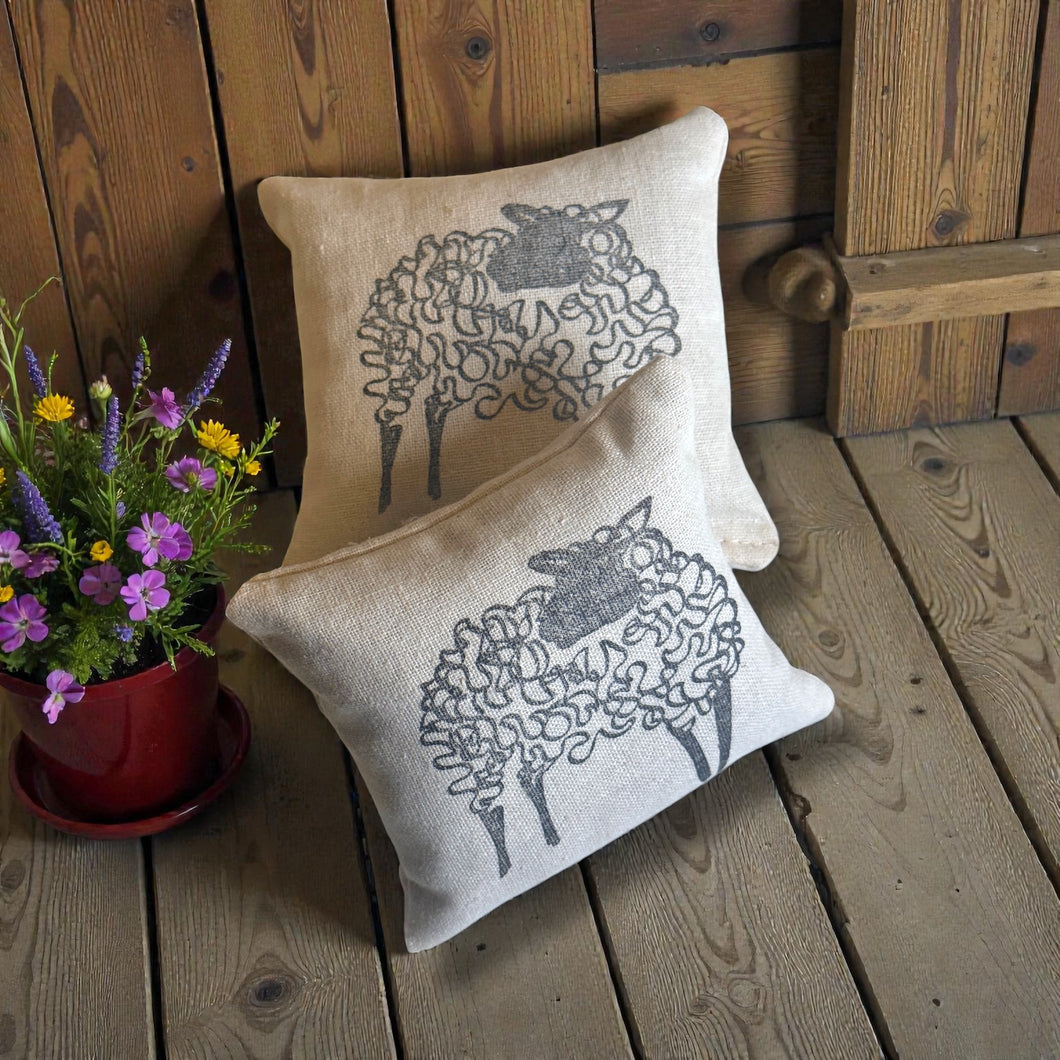 Curly Sheep Sachet Set - Organic Lavender PREORDER