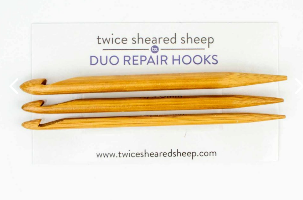 Duo Wooden Repair Hooks
