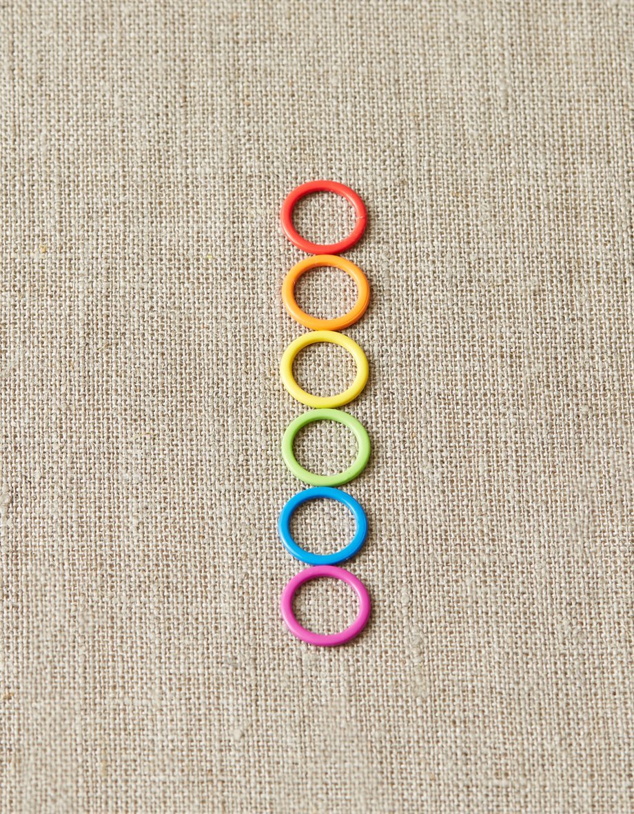 CocoKnits Colorful Ring Stitch Markers